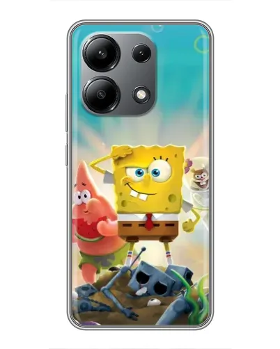 Чохол для Xiaomi Redmi Note 13 (4G) з картинкою «Спанч Боб переможець»