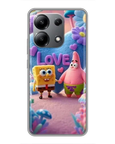 Чохол для Xiaomi Redmi Note 13 (4G) з картинкою «Губка Боб Патрік»