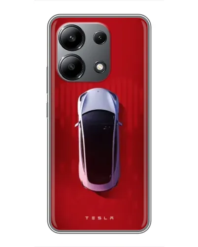 Чохол для Xiaomi Redmi Note 13 (4G) з картинкою «Tesla Top View» Чохол для Xiaomi Redmi Note 13 (4G) з картинкою «Tesla Top View»