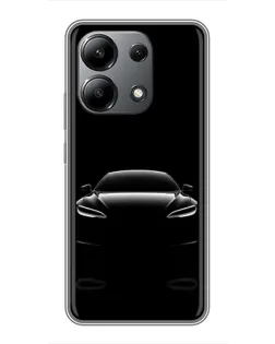 Чехол для Xiaomi Redmi Note 13 (4G) с картинкой «Силуэт Tesla Night» Чехол для Xiaomi Redmi Note 13 (4G) с картинкой «Силуэт Tesla Night»