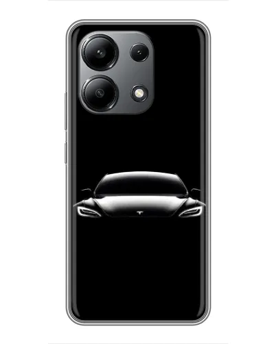 Чохол для Xiaomi Redmi Note 13 (4G) з картинкою «Фари Tesla Night» Чохол для Xiaomi Redmi Note 13 (4G) з картинкою «Фари Tesla Night»