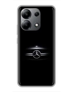 Чехол для Xiaomi Redmi Note 13 (4G) с картинкой «Mercedes — абстрактные линии» Чехол для Xiaomi Redmi Note 13 (4G) с картинкой «Mercedes — абстрактные линии»