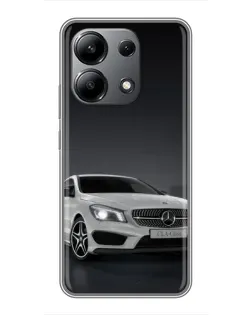 Чехол для Xiaomi Redmi Note 13 (4G) с картинкой «Mercedes AMG GT Silver» Чехол для Xiaomi Redmi Note 13 (4G) с картинкой «Mercedes AMG GT Silver»