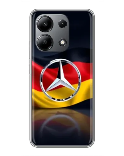Чохол для Xiaomi Redmi Note 13 (4G) з картинкою «Mercedes — прапор Німеччини» Чохол для Xiaomi Redmi Note 13 (4G) з картинкою «Mercedes — прапор Німеччини»