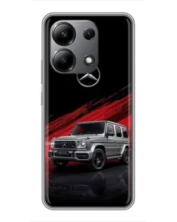 Чохол для Xiaomi Redmi Note 13 (4G) з картинкою «Mercedes G-Class червоний»