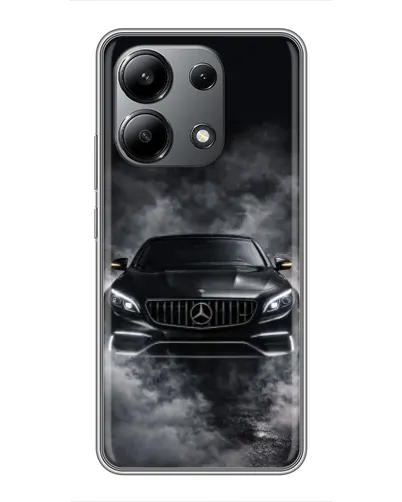 Чохол для Xiaomi Redmi Note 13 (4G) з картинкою «Mercedes у диму» Чохол для Xiaomi Redmi Note 13 (4G) з картинкою «Mercedes у диму»