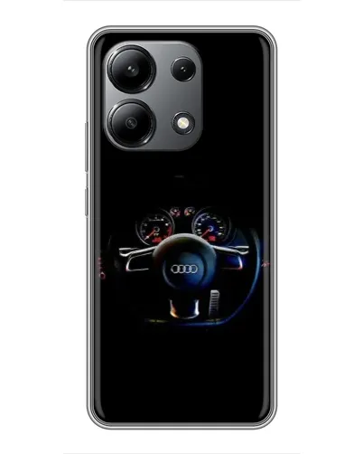 Чохол для Xiaomi Redmi Note 13 (4G) з картинкою «Салон Audi — кермо» Чохол для Xiaomi Redmi Note 13 (4G) з картинкою «Салон Audi — кермо»
