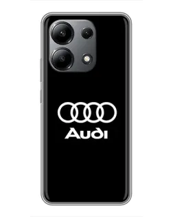 Чехол для Xiaomi Redmi Note 13 (4G) с картинкой «Классическое лого Audi» Чехол для Xiaomi Redmi Note 13 (4G) с картинкой «Классическое лого Audi»