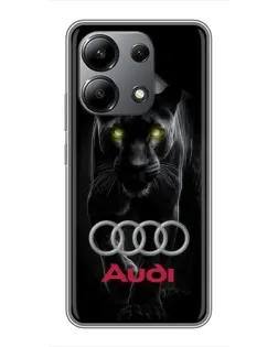 Чохол для Xiaomi Redmi Note 13 (4G) з картинкою «Пантера та Audi» Чохол для Xiaomi Redmi Note 13 (4G) з картинкою «Пантера та Audi»