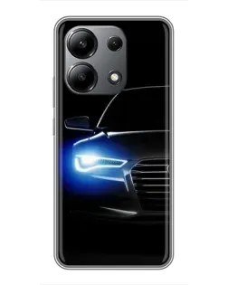 Чохол для Xiaomi Redmi Note 13 (4G) з картинкою «Неоновий погляд Audi» Чохол для Xiaomi Redmi Note 13 (4G) з картинкою «Неоновий погляд Audi»