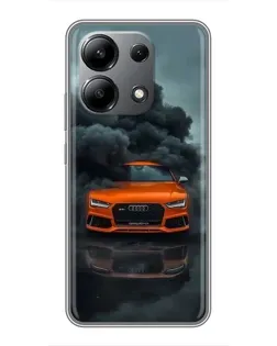 Чохол для Xiaomi Redmi Note 13 (4G) з картинкою «Audi у хмарах диму» Чохол для Xiaomi Redmi Note 13 (4G) з картинкою «Audi у хмарах диму»
