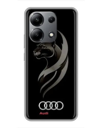 Чохол для Xiaomi Redmi Note 13 (4G) з картинкою «Графіка — пантера та Audi» Чохол для Xiaomi Redmi Note 13 (4G) з картинкою «Графіка — пантера та Audi»