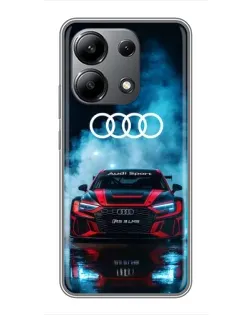 Чохол для Xiaomi Redmi Note 13 (4G) з картинкою «Audi Sport — неон» Чохол для Xiaomi Redmi Note 13 (4G) з картинкою «Audi Sport — неон»