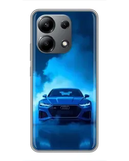 Чохол для Xiaomi Redmi Note 13 (4G) з картинкою «Audi — блакитна енергія» Чохол для Xiaomi Redmi Note 13 (4G) з картинкою «Audi — блакитна енергія»