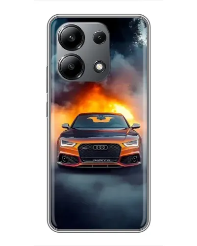 Чохол для Xiaomi Redmi Note 13 (4G) з картинкою «Audi у вогняному диму» Чохол для Xiaomi Redmi Note 13 (4G) з картинкою «Audi у вогняному диму»