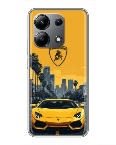 Чохол для Xiaomi Redmi Note 13 (4G) з картинкою «Жовтий Lamborghini місто» Чохол для Xiaomi Redmi Note 13 (4G) з картинкою «Жовтий Lamborghini місто»