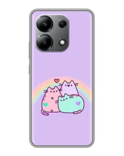 Чохол для Xiaomi Redmi Note 13 (4G) з картинкою «Веселкові Пушини» Чохол для Xiaomi Redmi Note 13 (4G) з картинкою «Веселкові Пушини»