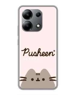 Чохол для Xiaomi Redmi Note 13 (4G) з картинкою «Pusheen логотип» Чохол для Xiaomi Redmi Note 13 (4G) з картинкою «Pusheen логотип»