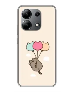 Чохол для Xiaomi Redmi Note 13 (4G) з картинкою «Пушин на кульках» Чохол для Xiaomi Redmi Note 13 (4G) з картинкою «Пушин на кульках»