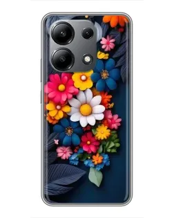 Чехол для Xiaomi Redmi Note 13 (4G) с картинкой «Цветочная феерия» Чехол для Xiaomi Redmi Note 13 (4G) с картинкой «Цветочная феерия»