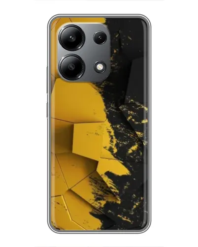 Чохол для Xiaomi Redmi Note 13 (4G) з картинкою «Золоті уламки геометрії» Чохол для Xiaomi Redmi Note 13 (4G) з картинкою «Золоті уламки геометрії»
