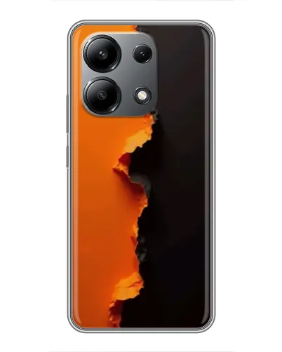 Чохол для Xiaomi Redmi Note 13 (4G) з картинкою «Помаранчевий розлом» Чохол для Xiaomi Redmi Note 13 (4G) з картинкою «Помаранчевий розлом»
