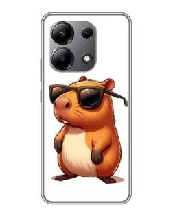 Чохол для Xiaomi Redmi Note 13 (4G) з картинкою «Капібара в окулярах» Чохол для Xiaomi Redmi Note 13 (4G) з картинкою «Капібара в окулярах»