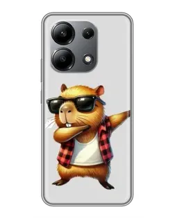 Чохол для Xiaomi Redmi Note 13 (4G) з картинкою «Капібара репер даб» Чохол для Xiaomi Redmi Note 13 (4G) з картинкою «Капібара репер даб»