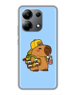 Чохол для Xiaomi Redmi Note 13 (4G) з картинкою «Капібара на скейті» Чохол для Xiaomi Redmi Note 13 (4G) з картинкою «Капібара на скейті»
