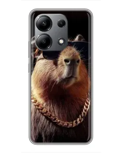 Чохол для Xiaomi Redmi Note 13 (4G) з картинкою «Капібара золотий ланцюг» Чохол для Xiaomi Redmi Note 13 (4G) з картинкою «Капібара золотий ланцюг»