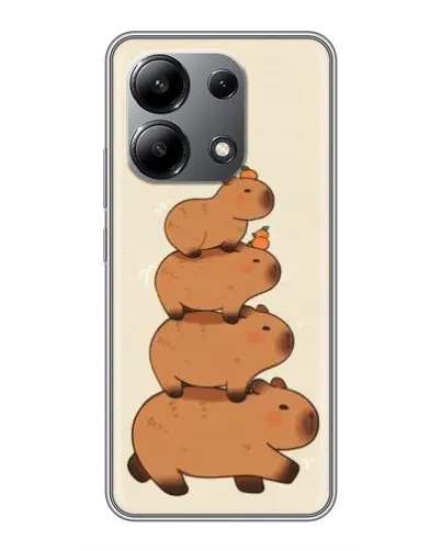 Чохол для Xiaomi Redmi Note 13 (4G) з картинкою «Вежа з капібар» Чохол для Xiaomi Redmi Note 13 (4G) з картинкою «Вежа з капібар»