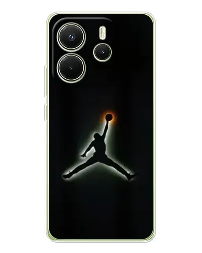 Чохол для Xiaomi Redmi Note 14 4G (Global) з картинкою «Jordan Gradient Logo» Чохол для Xiaomi Redmi Note 14 4G (Global) з картинкою «Jordan Gradient Logo»