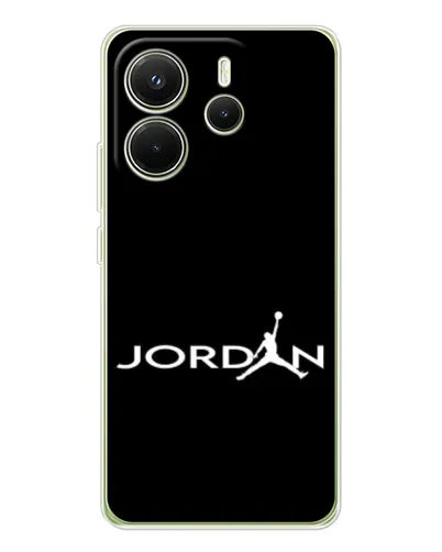 Чохол для Xiaomi Redmi Note 14 4G (Global) з картинкою «Jordan White Logo» Чохол для Xiaomi Redmi Note 14 4G (Global) з картинкою «Jordan White Logo»