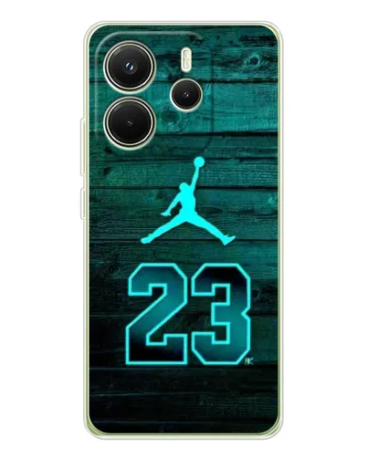 Чохол для Xiaomi Redmi Note 14 4G (Global) з картинкою «Jordan Cyan 23» Чохол для Xiaomi Redmi Note 14 4G (Global) з картинкою «Jordan Cyan 23»