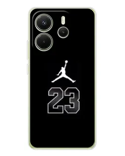 Чохол для Xiaomi Redmi Note 14 4G (Global) з картинкою «Jordan Flight 23»