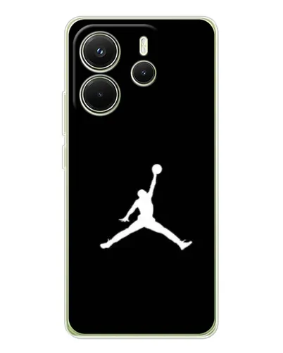 Чохол для Xiaomi Redmi Note 14 4G (Global) з картинкою «Jordan Silhouette» Чохол для Xiaomi Redmi Note 14 4G (Global) з картинкою «Jordan Silhouette»