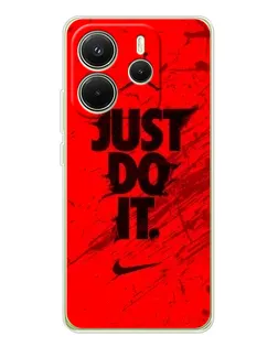 Чохол для Xiaomi Redmi Note 14 4G (Global) з картинкою «Nike Just Do It»
