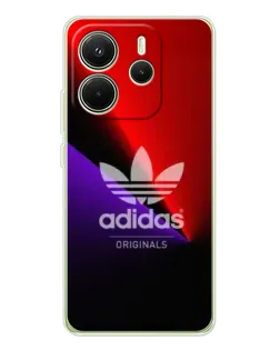 Чохол для Xiaomi Redmi Note 14 4G (Global) з картинкою «Adidas Red Neon»