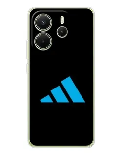 Чохол для Xiaomi Redmi Note 14 4G (Global) з картинкою «Adidas Cyan Logo»