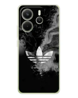 Чохол для Xiaomi Redmi Note 14 4G (Global) з картинкою «Абстрактний дим Adidas»