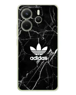 Чохол для Xiaomi Redmi Note 14 4G (Global) з картинкою «Білий мармур Adidas»