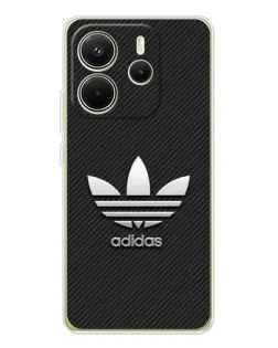Чохол для Xiaomi Redmi Note 14 4G (Global) з картинкою «Adidas Карбонова текстура»