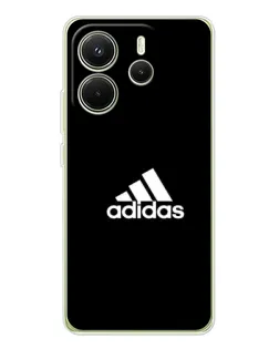 Чохол для Xiaomi Redmi Note 14 4G (Global) з картинкою «Чорна класика Adidas»