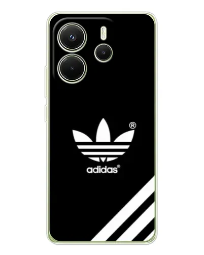 Чохол для Xiaomi Redmi Note 14 4G (Global) з картинкою «Adidas з діагональними смугами»