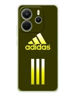 Чохол для Xiaomi Redmi Note 14 4G (Global) з картинкою «Оливковий градієнт Adidas»