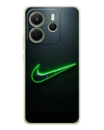Чохол для Xiaomi Redmi Note 14 4G (Global) з картинкою «Неоновий контур Nike» Чохол для Xiaomi Redmi Note 14 4G (Global) з картинкою «Неоновий контур Nike»