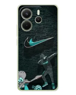 Чохол для Xiaomi Redmi Note 14 4G (Global) з картинкою «Спортивний арт Nike»