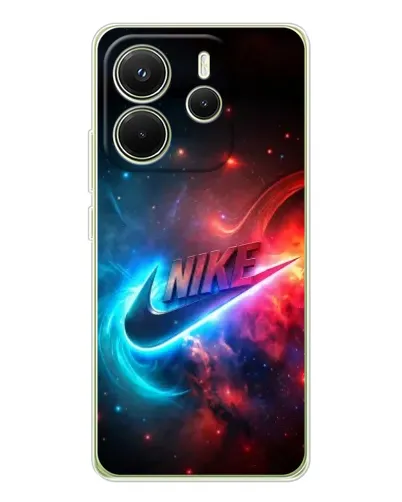 Чохол для Xiaomi Redmi Note 14 4G (Global) з картинкою «Вогняний логотип Nike» Чохол для Xiaomi Redmi Note 14 4G (Global) з картинкою «Вогняний логотип Nike»