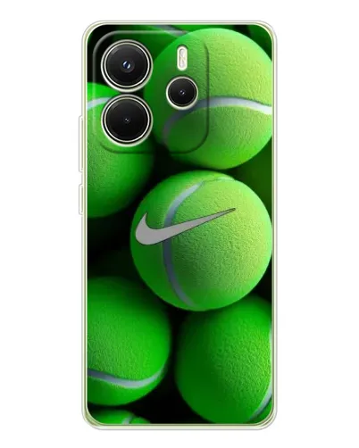 Чохол для Xiaomi Redmi Note 14 4G (Global) з картинкою «Тенісні м'ячі Найк» Чохол для Xiaomi Redmi Note 14 4G (Global) з картинкою «Тенісні м'ячі Найк»