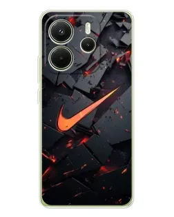Чохол для Xiaomi Redmi Note 14 4G (Global) з картинкою «Nike — ефект розломів»